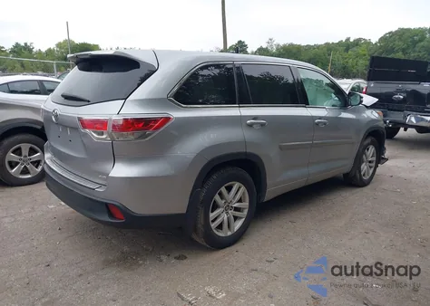 2016 Toyota Highlander Le V6 from USA, damaged, VIN 5TDBKRFH1GS255817